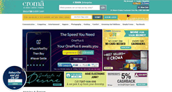 Desktop Screenshot of croma.com