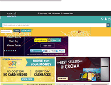 Tablet Screenshot of croma.com
