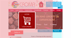 Desktop Screenshot of croma.com.br